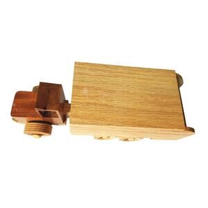 Handmade Wood Garbage Trash Truck Hand Crafted